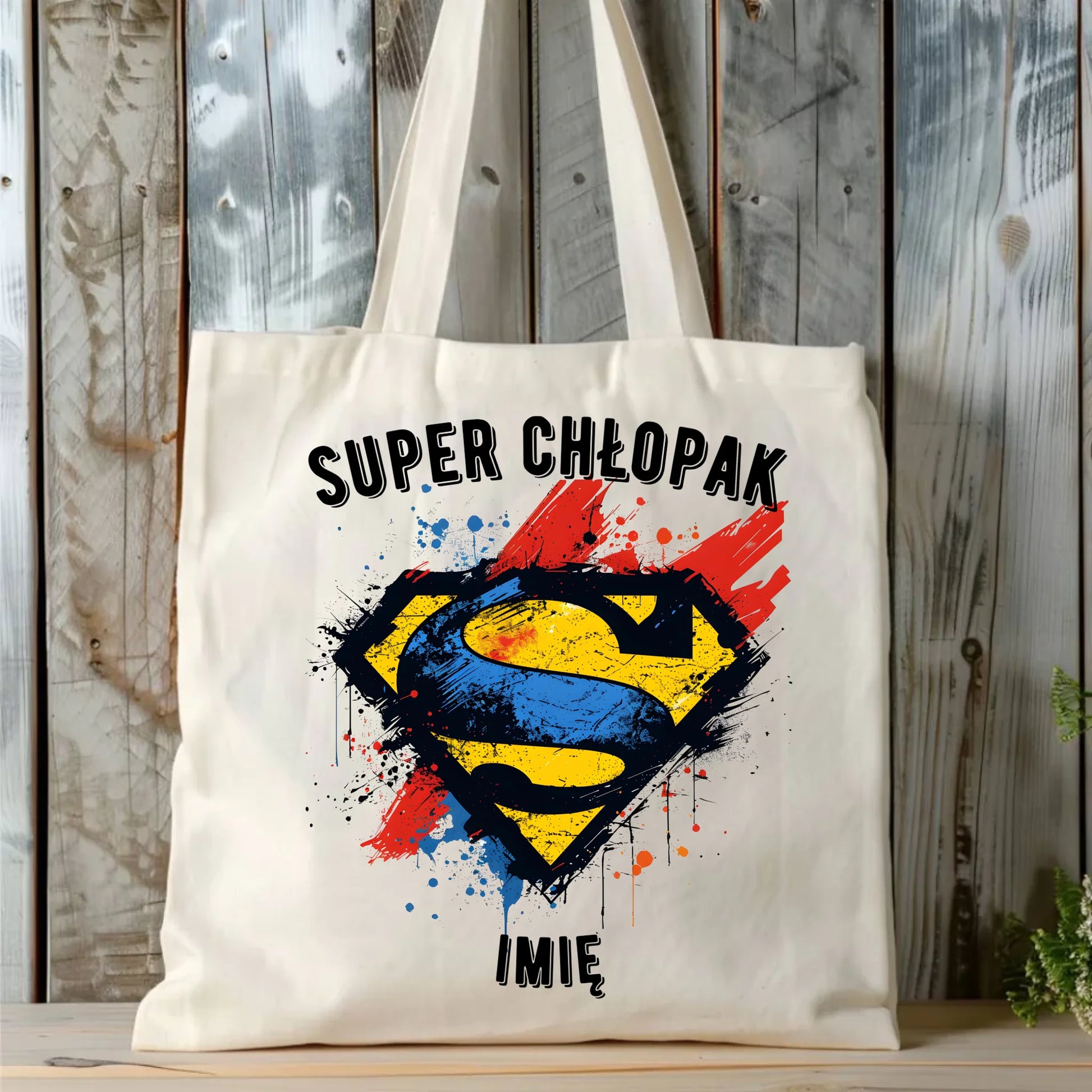 Torba - prezent na Dzień Chłopaka - Super Chłopak - personalizowana DCH18 - StoryCups.pl
