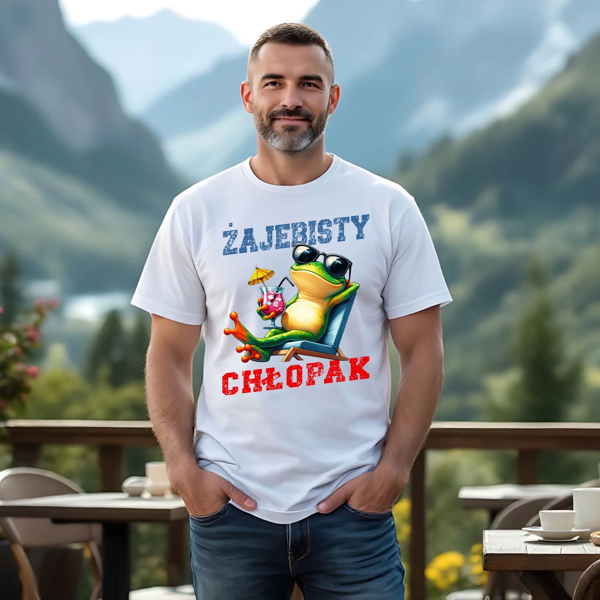 Koszulka męska - Żajebisty chłopak - prezent na Dzień Chłopaka DCH19 - StoryCups.pl