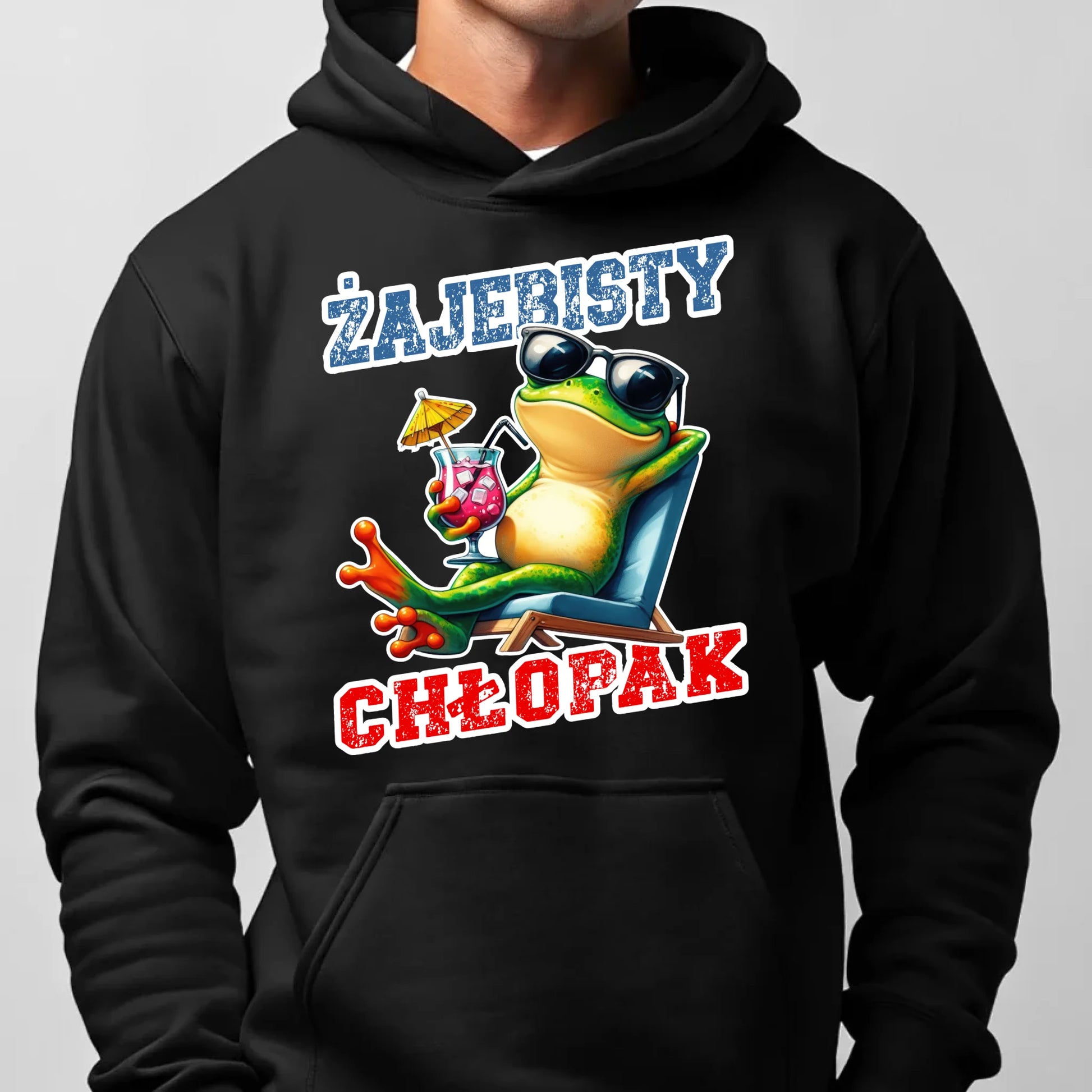 Bluza męska z kapturem - prezent dla chłopaka - Żajebisty chłopak DCH19 - StoryCups.pl