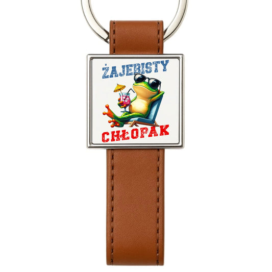 Brelok z żabą - prezent dla chłopaka - Żajebisty chłopak DCH19 - StoryCups.pl