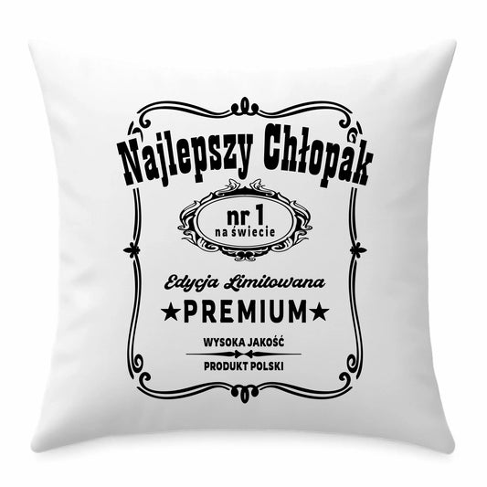 Poduszka - prezent dla chłopaka - Najlepszy chłopak na świecie DCH20 - StoryCups.pl
