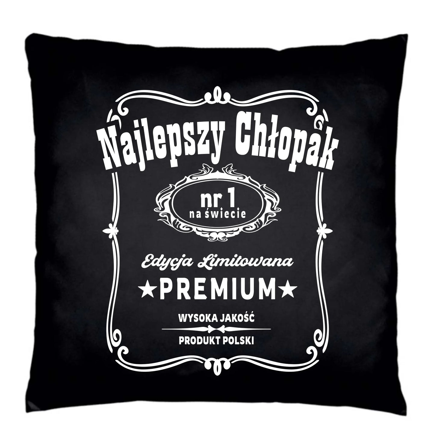 Poduszka dekoracyjna - prezent dla chłopaka - Najlepszy chłopak na świecie DCH20 - StoryCups.pl