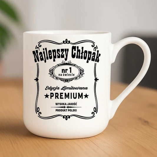 Kubek elegant - prezent dla chłopaka - Najlepszy chłopak na świecie DCH20 - StoryCups.pl