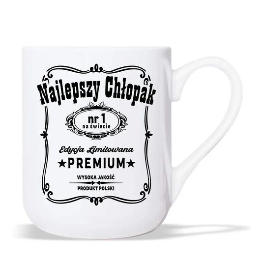 Kubek elegant - prezent dla chłopaka - Najlepszy chłopak na świecie DCH20 - StoryCups.pl