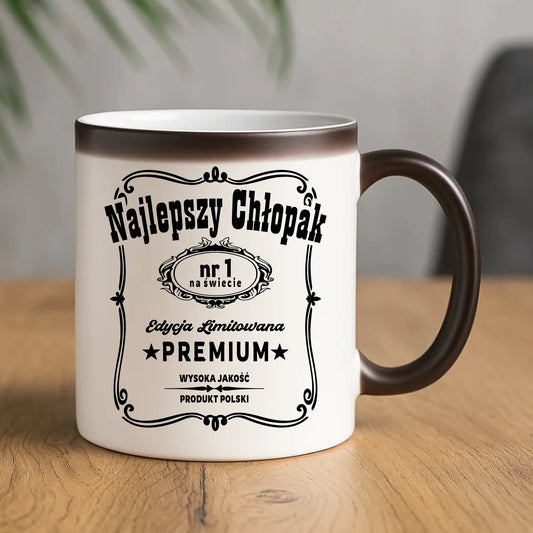 Kubek magiczny - prezent dla chłopaka - Najlepszy chłopak na świecie DCH20 - StoryCups.pl