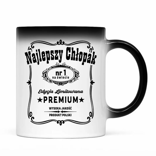 Kubek magiczny - prezent dla chłopaka - Najlepszy chłopak na świecie DCH20 - StoryCups.pl