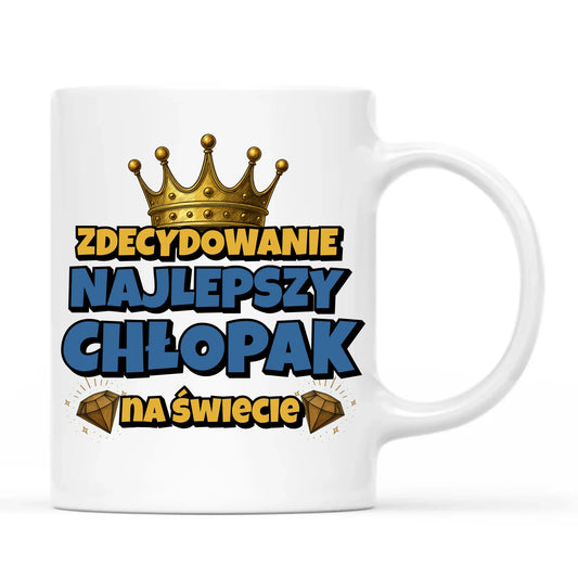 Kubek - Prezent na Dzień Chłopaka - Najlepszy chłopak DCH21 - StoryCups.pl