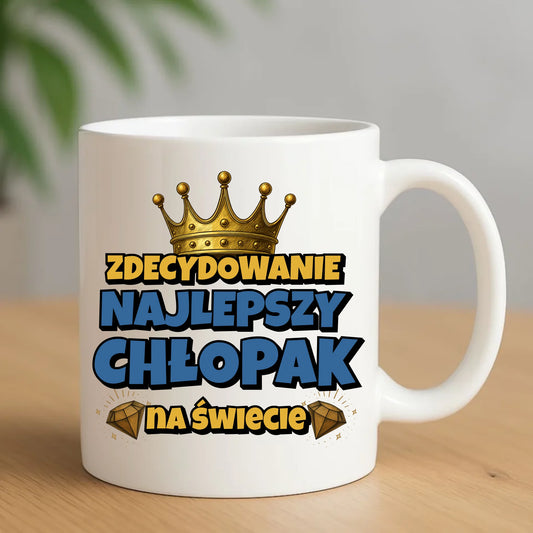 Kubek - Prezent na Dzień Chłopaka - Najlepszy chłopak DCH21 - StoryCups.pl