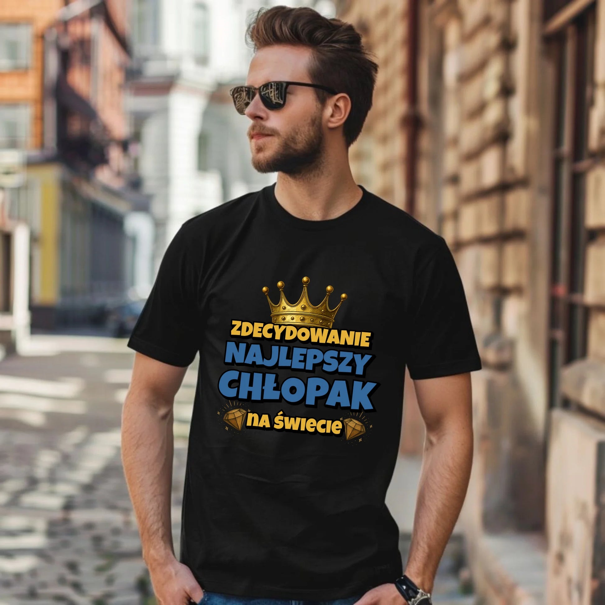 Zdecydowanie najlepszy chłopak na świecie | Koszulka męska dla chłopaka DCH21 - StoryCups.pl