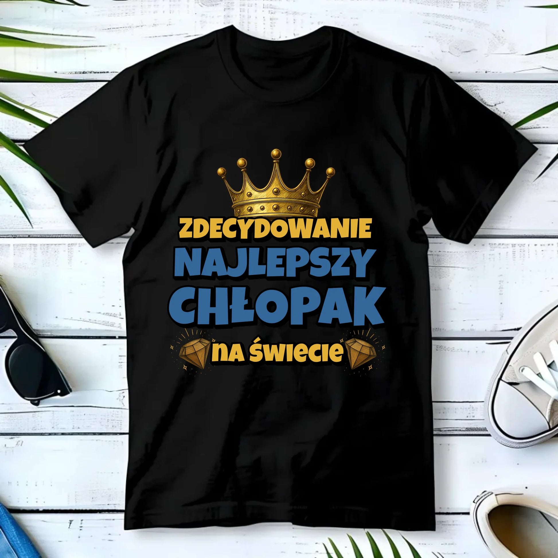 Zdecydowanie najlepszy chłopak na świecie | Koszulka męska dla chłopaka DCH21 - StoryCups.pl