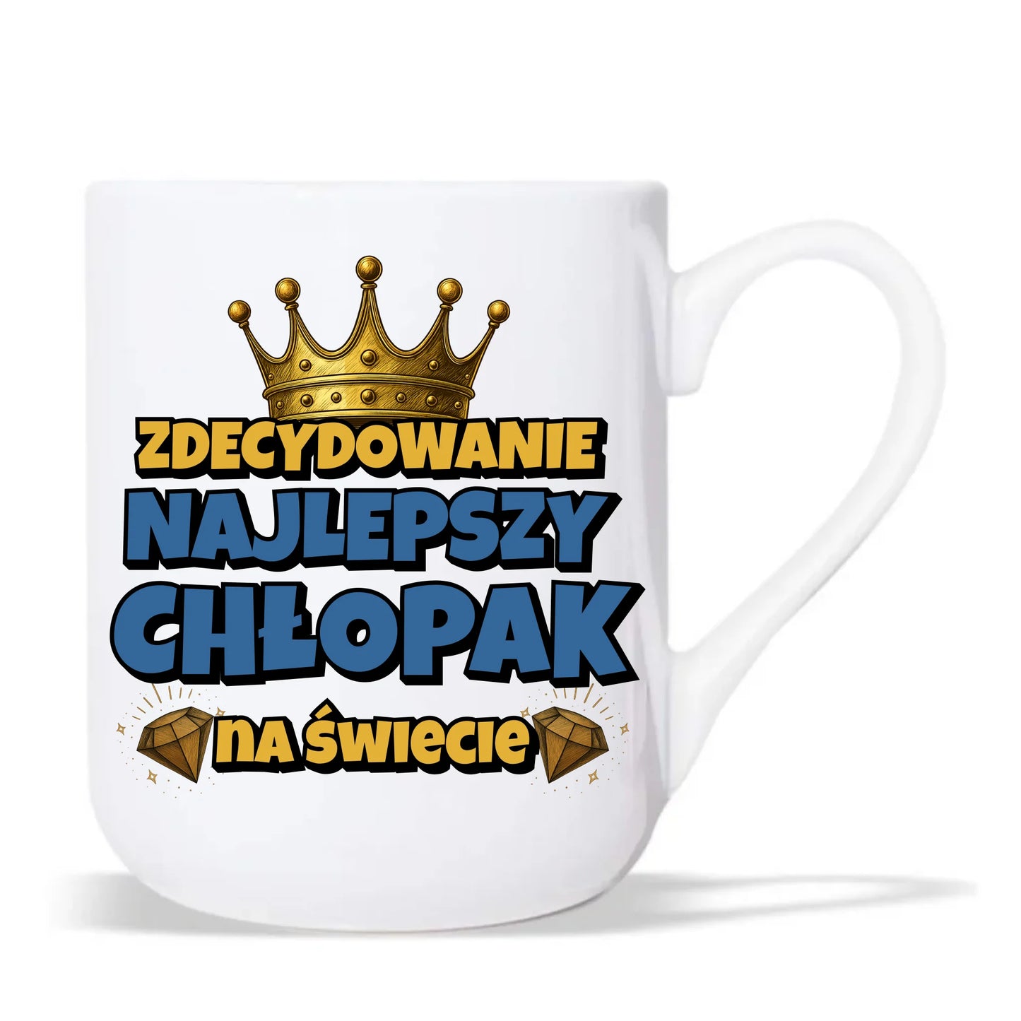Kubek elegant - Prezent na Dzień Chłopaka - Najlepszy chłopak DCH21 - StoryCups.pl