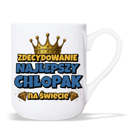 Kubek elegant - Prezent na Dzień Chłopaka - Najlepszy chłopak DCH21 - StoryCups.pl