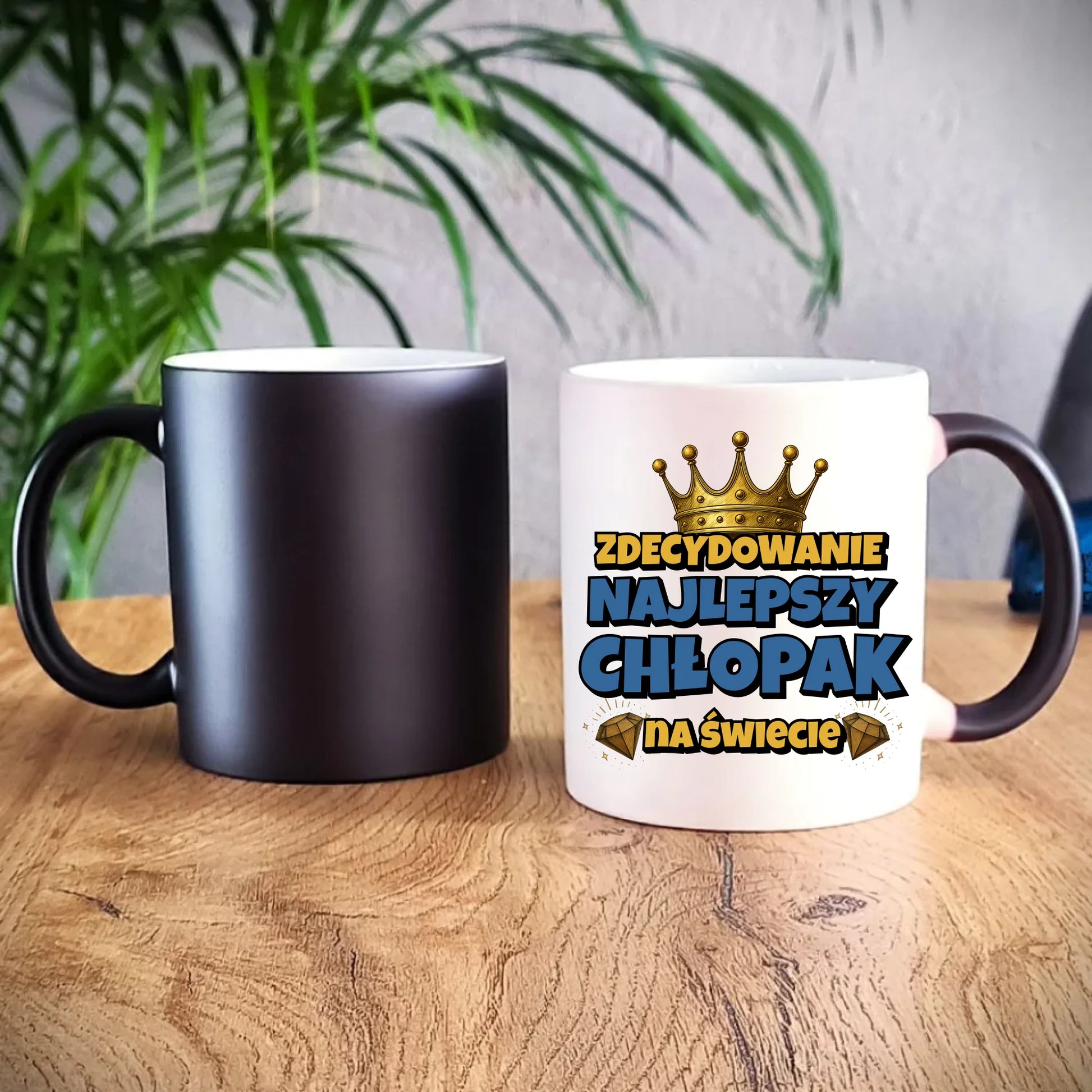 Kubek magiczny - Prezent na Dzień Chłopaka - Najlepszy chłopak DCH21 - StoryCups.pl