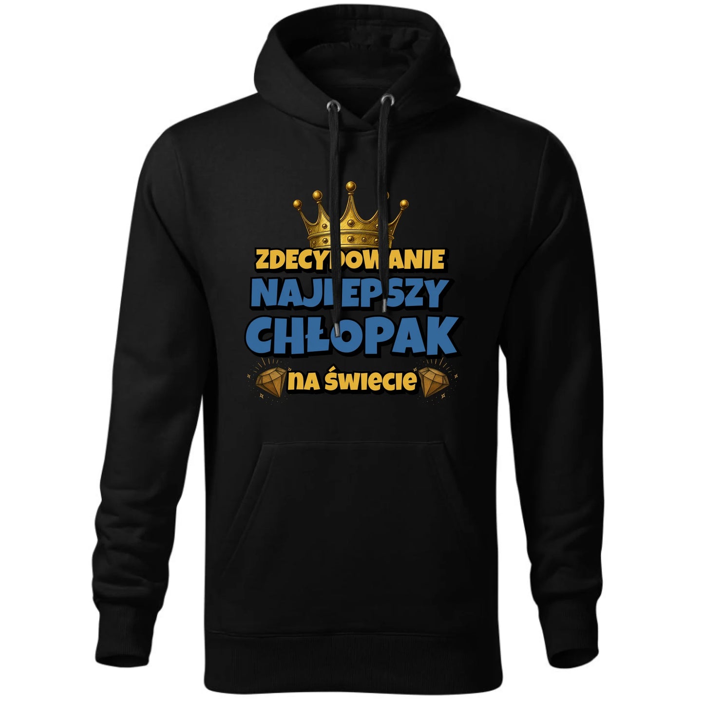 Bluza męska z kapturem - Prezent na Dzień Chłopaka - Najlepszy chłopak DCH21 - StoryCups.pl