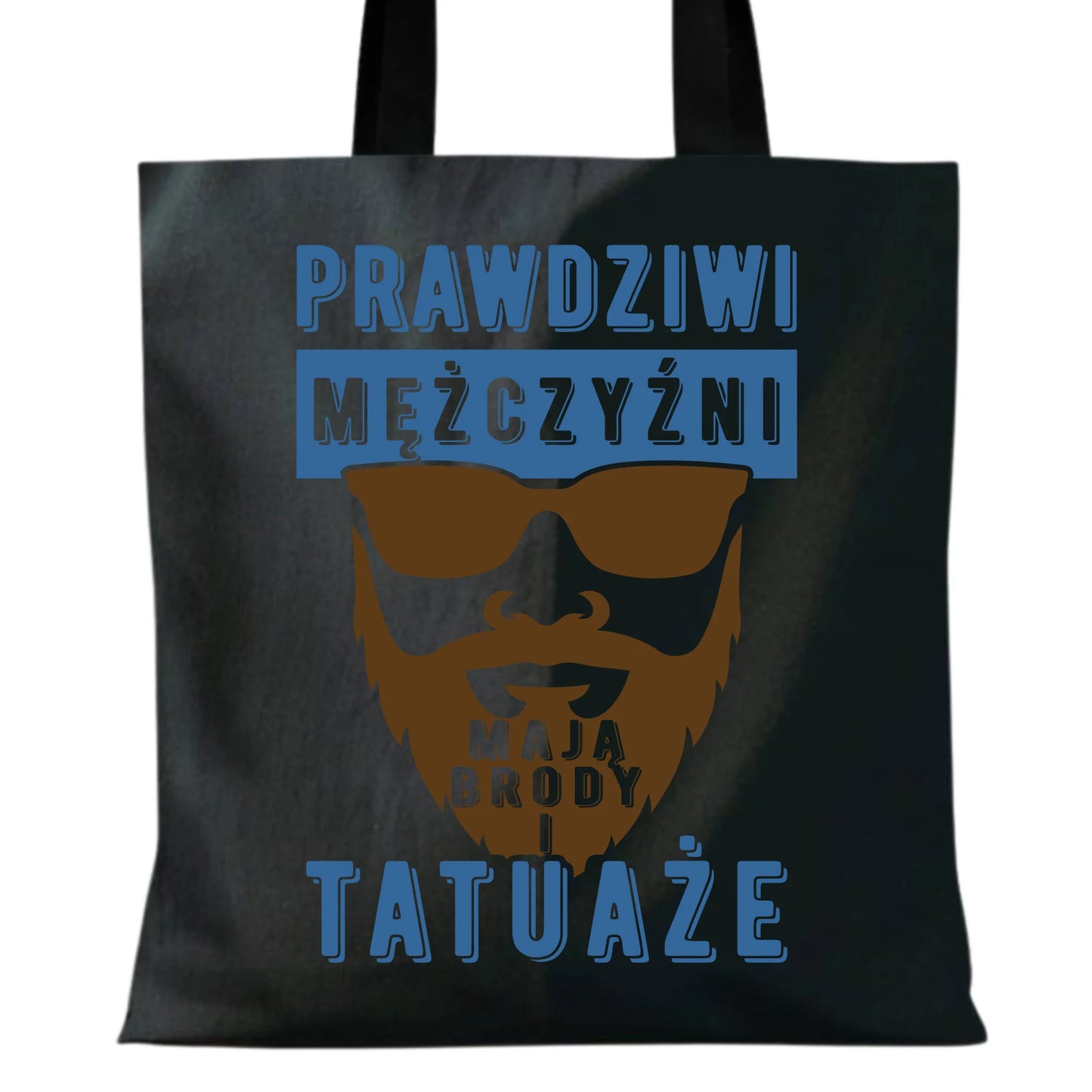 Torba - Prezent dla faceta - Prawdziwi mężczyźni mają brody i tatuaże DCH22 - StoryCups.pl
