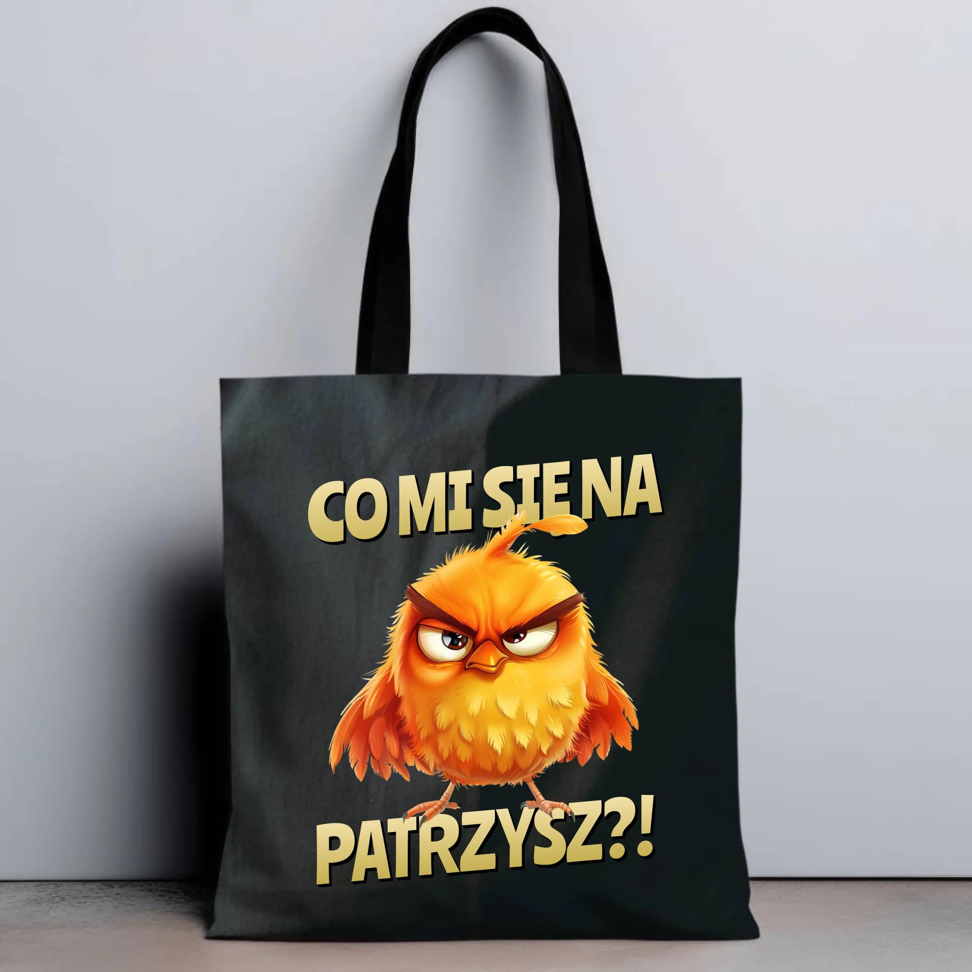 Śmieszna torba - Prezent dla chłopaka kolegi - Co mi się na ptaka patrzysz DCH24 - StoryCups.pl