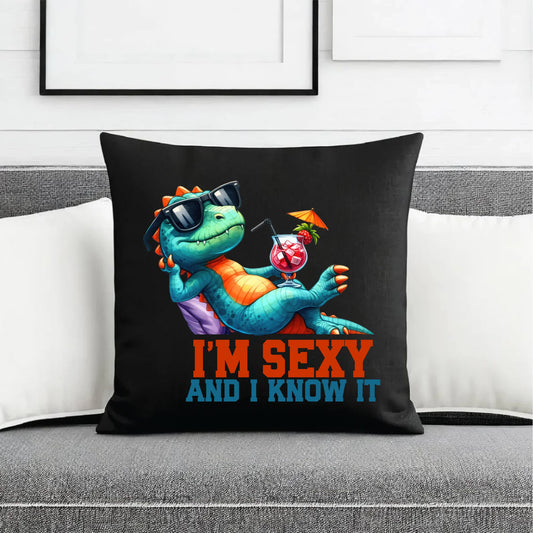 Poduszka dekoracyjna - prezent dla chłopaka - I'm sexy - śmieszny nadruk DCH28 - StoryCups.pl