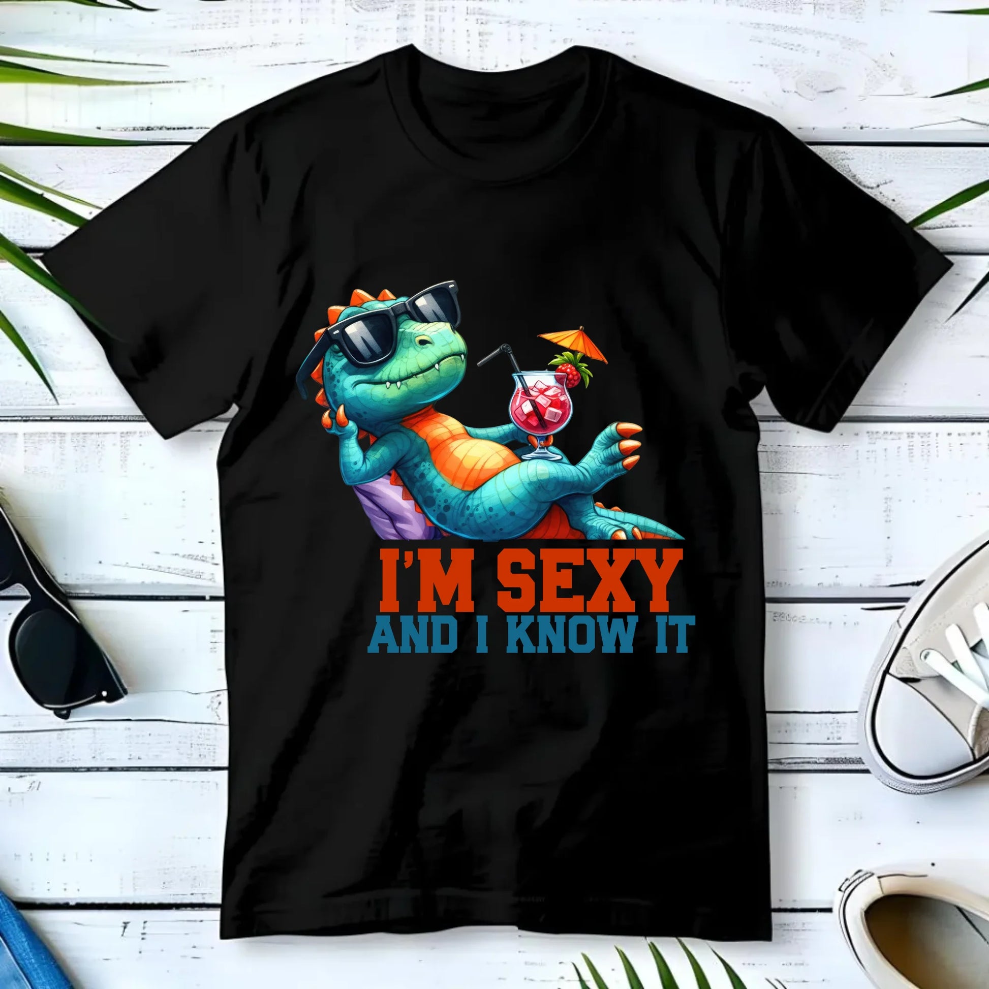 Koszulka męska - prezent dla chłopaka - I'm sexy - śmieszny nadruk DCH28 - StoryCups.pl