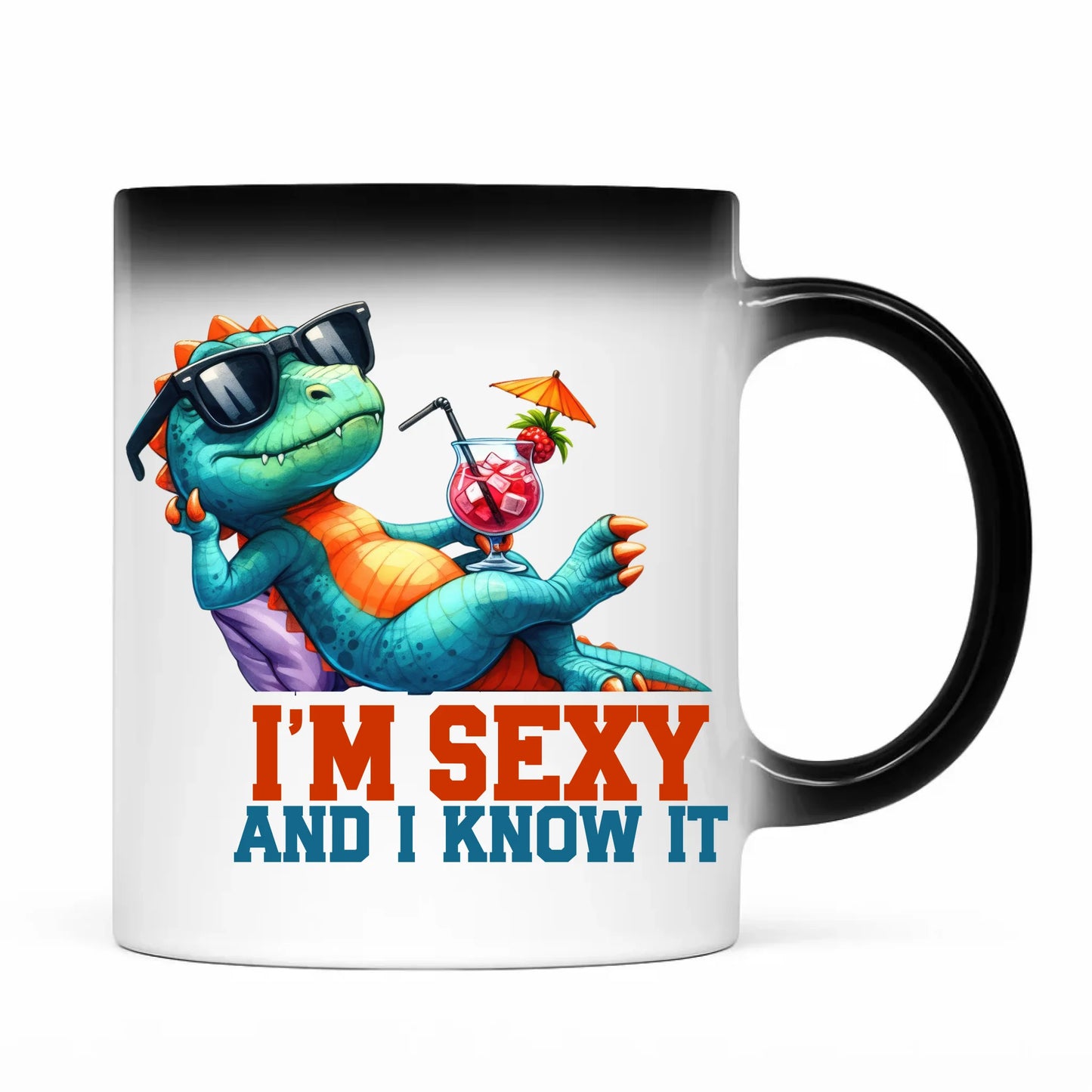 Kubek magiczny - prezent dla chłopaka - I'm sexy - śmieszny nadruk DCH28 - StoryCups.pl