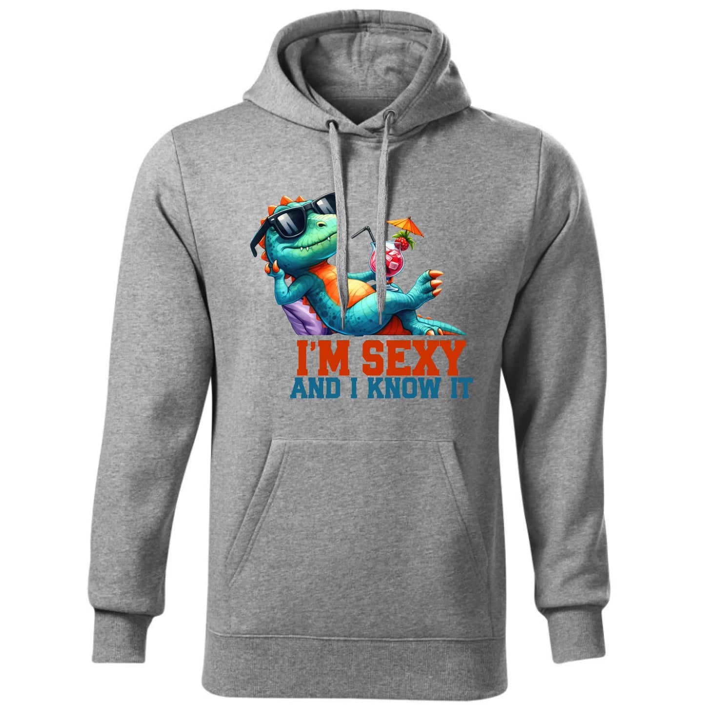 Bluza męska z kapturem - prezent dla chłopaka - I'm sexy - śmieszny nadruk DCH28 - StoryCups.pl