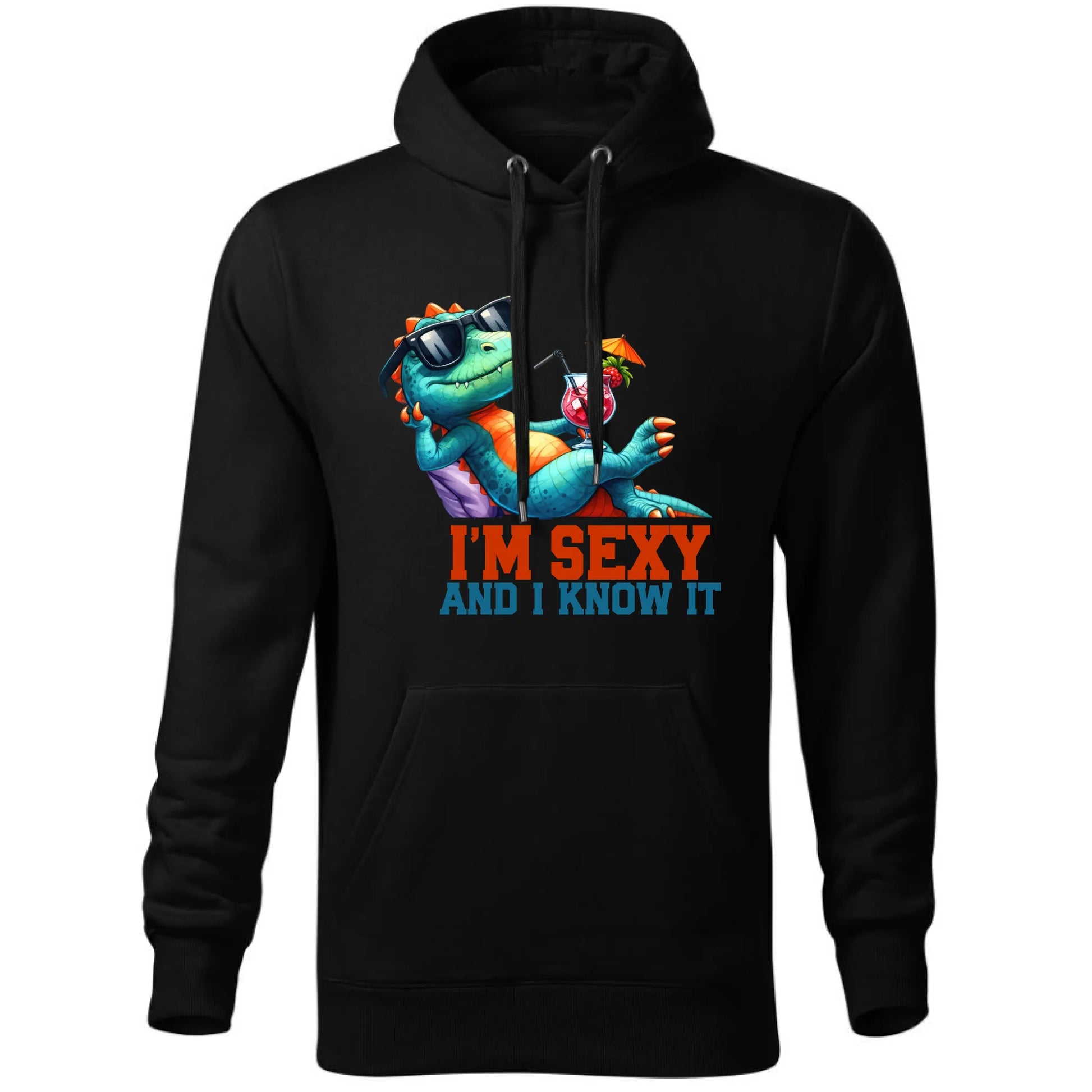 Bluza męska z kapturem - prezent dla chłopaka - I'm sexy - śmieszny nadruk DCH28 - StoryCups.pl