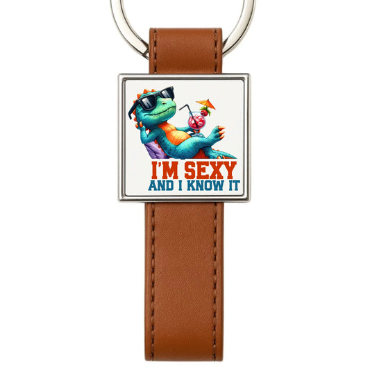 Brelok - prezent dla chłopaka - I'm sexy - śmieszny nadruk DCH28 - StoryCups.pl