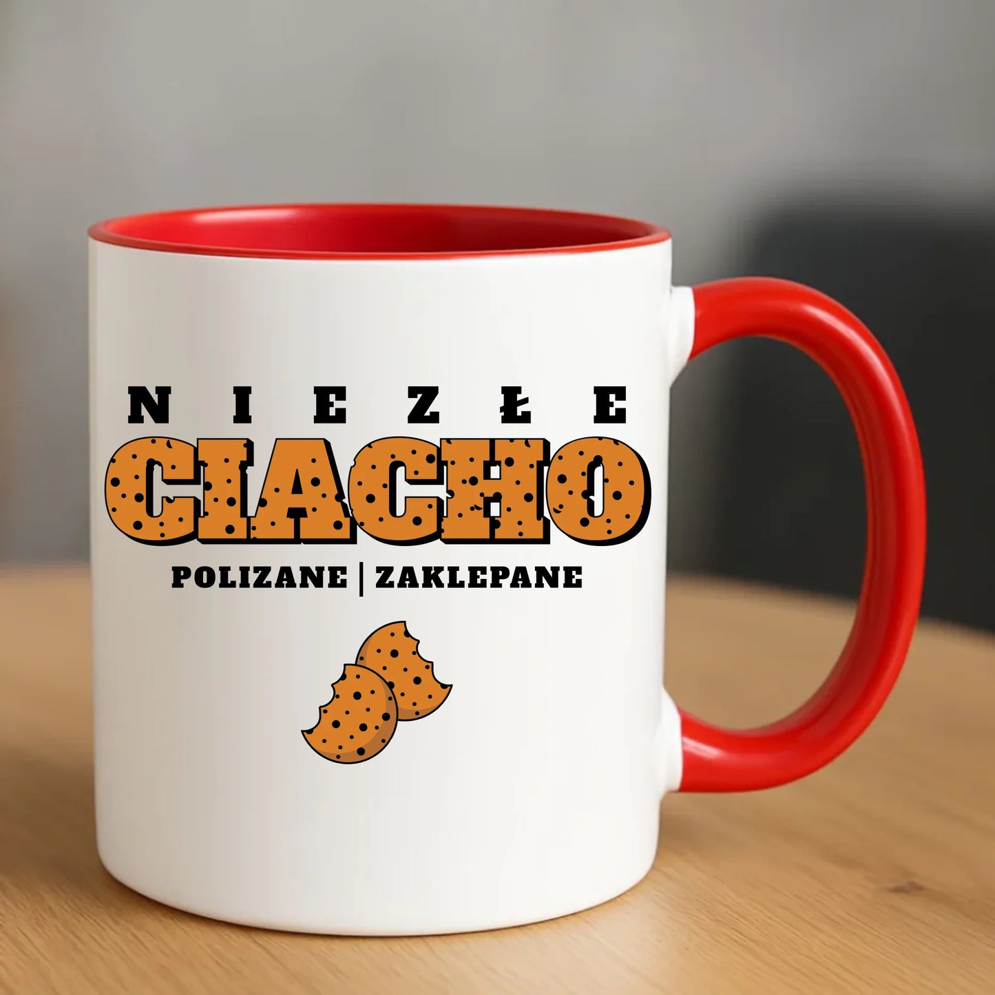 Kubek - prezent dla chłopaka męża - Niezłe ciacho polizane zaklepane DCH30 - StoryCups.pl