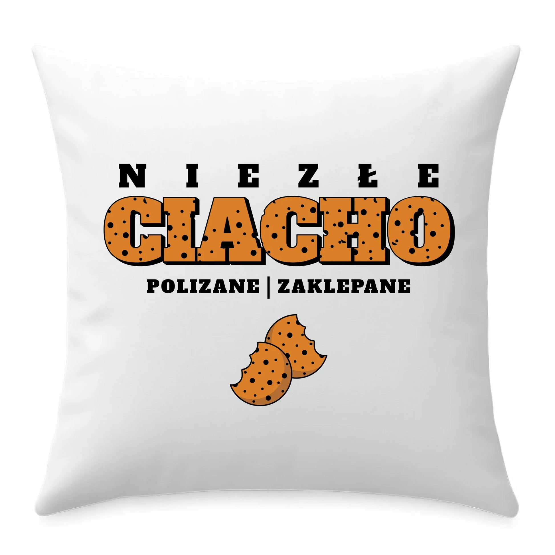 Poduszka - prezent dla chłopaka męża - Niezłe ciacho polizane zaklepane DCH30 - StoryCups.pl