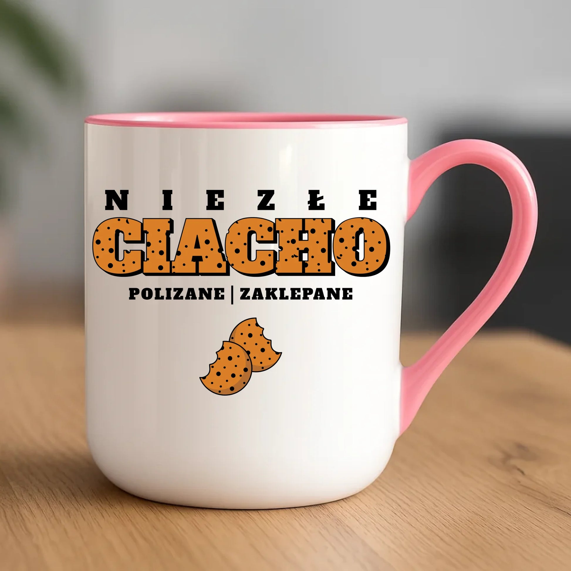 Kubek elegant - prezent dla chłopaka męża - Niezłe ciacho polizane zaklepane DCH30 - StoryCups.pl