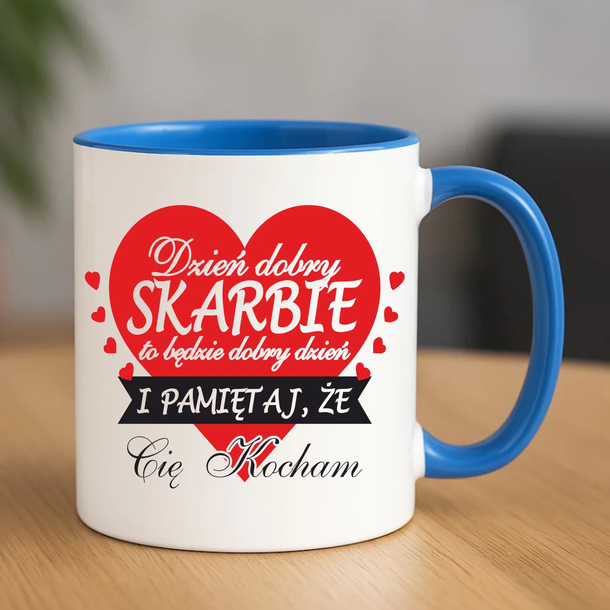 Kubek - prezent dla par - Dzień dobry Skarbie W02 - StoryCups.pl