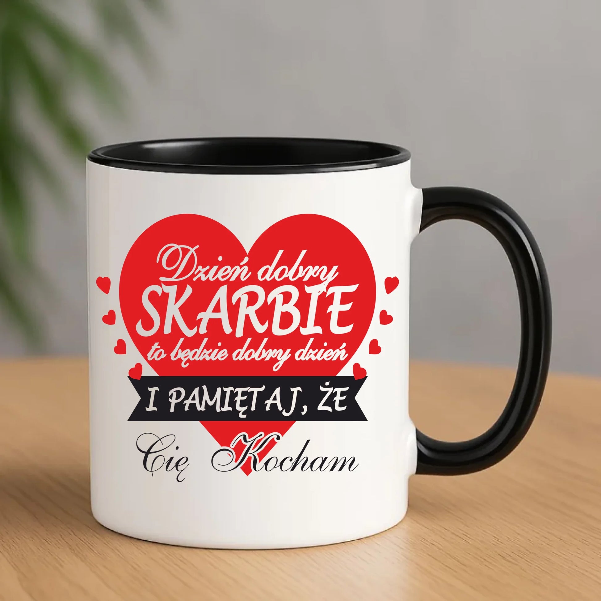 Kubek - prezent dla par - Dzień dobry Skarbie W02 - StoryCups.pl