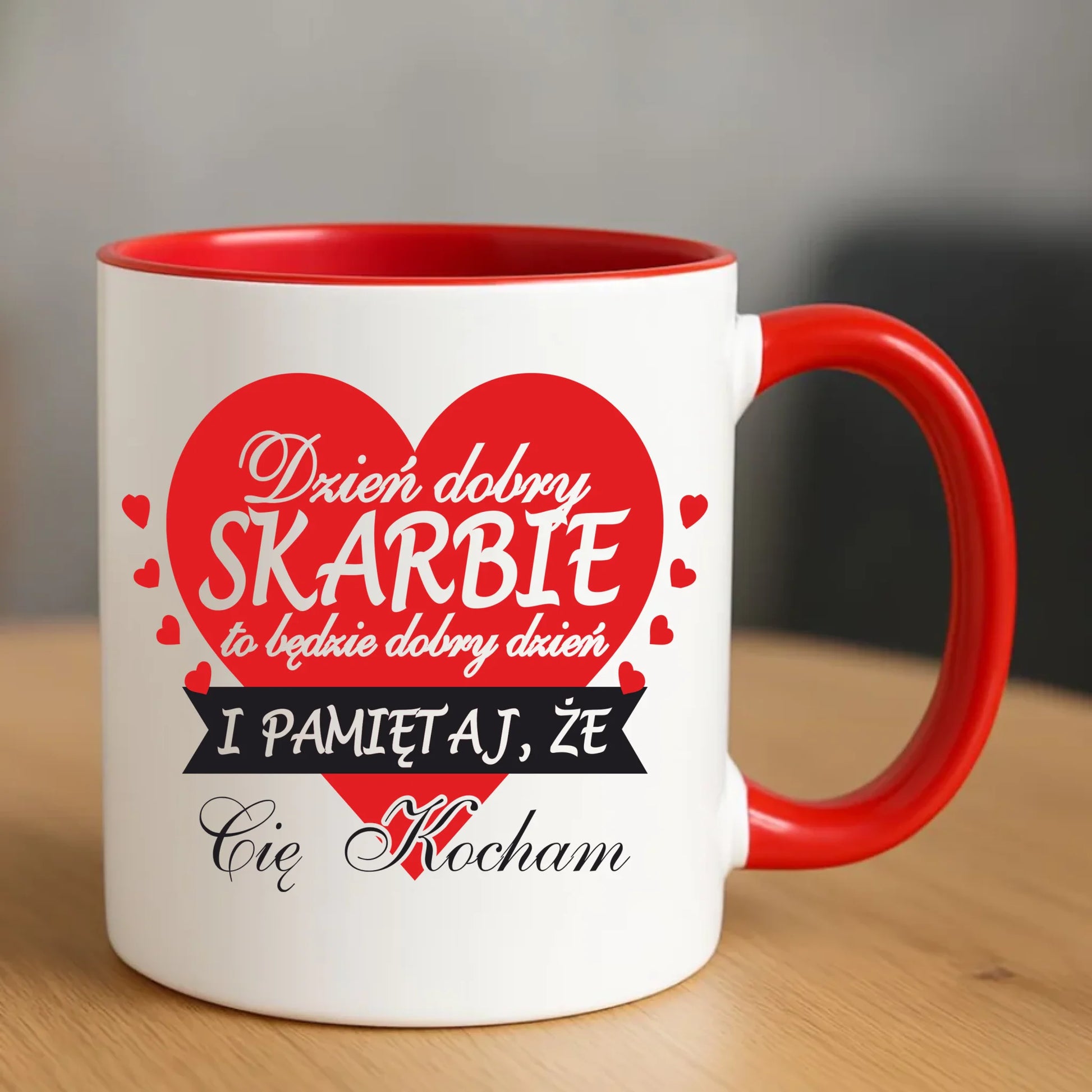 Kubek - prezent dla par - Dzień dobry Skarbie W02 - StoryCups.pl