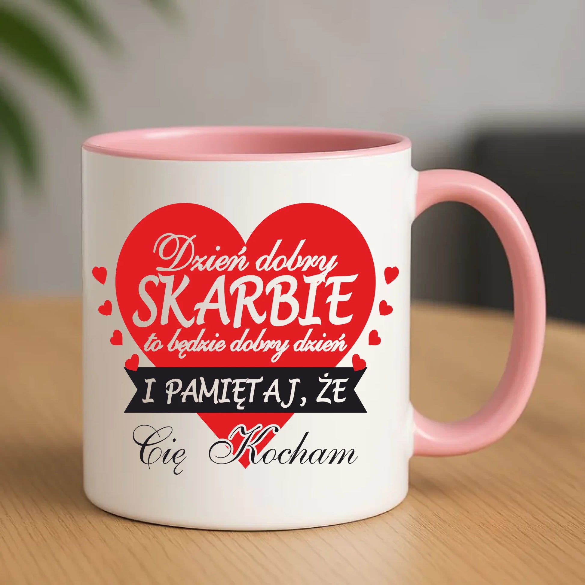 Kubek - prezent dla par - Dzień dobry Skarbie W02 - StoryCups.pl