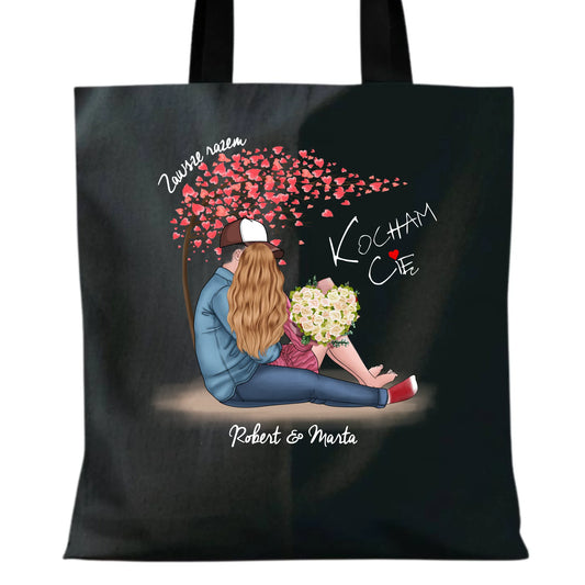 Torba - prezent dla par - Zawsze razem - personalizowana W04 - StoryCups.pl