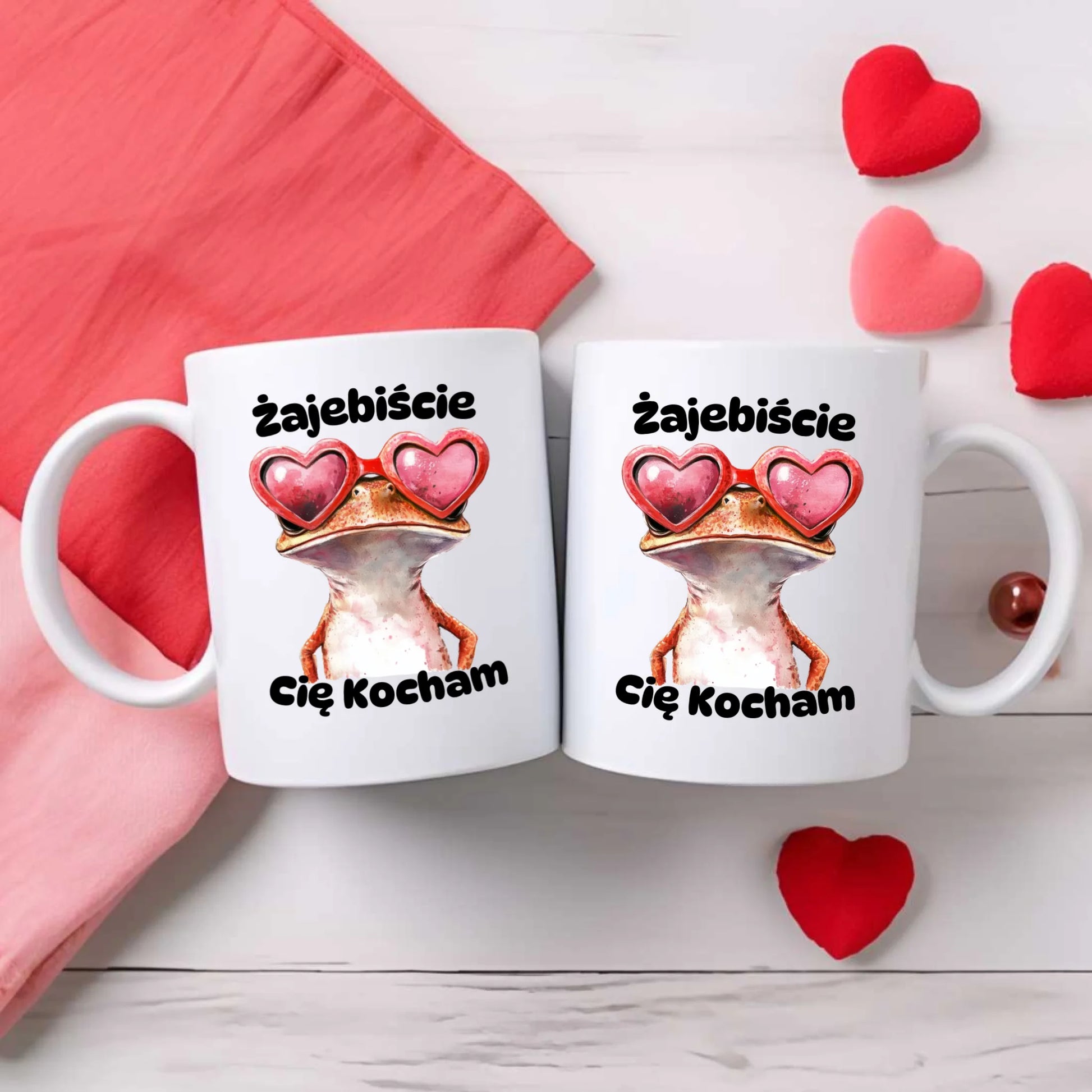 Kubek z żabą - Żajebiście Cię Kocham W17 - StoryCups.pl