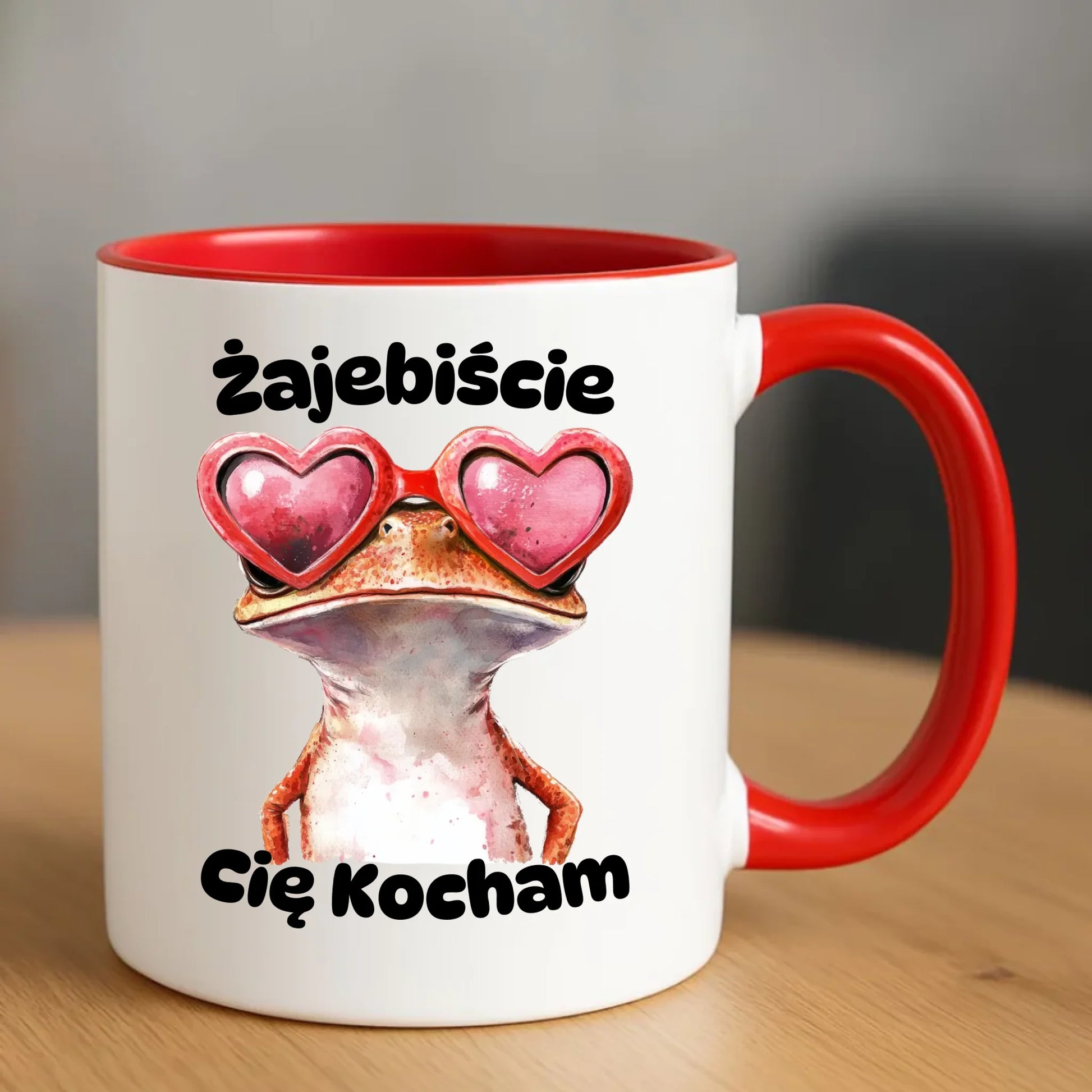 Kubek z żabą - Żajebiście Cię Kocham W17 - StoryCups.pl