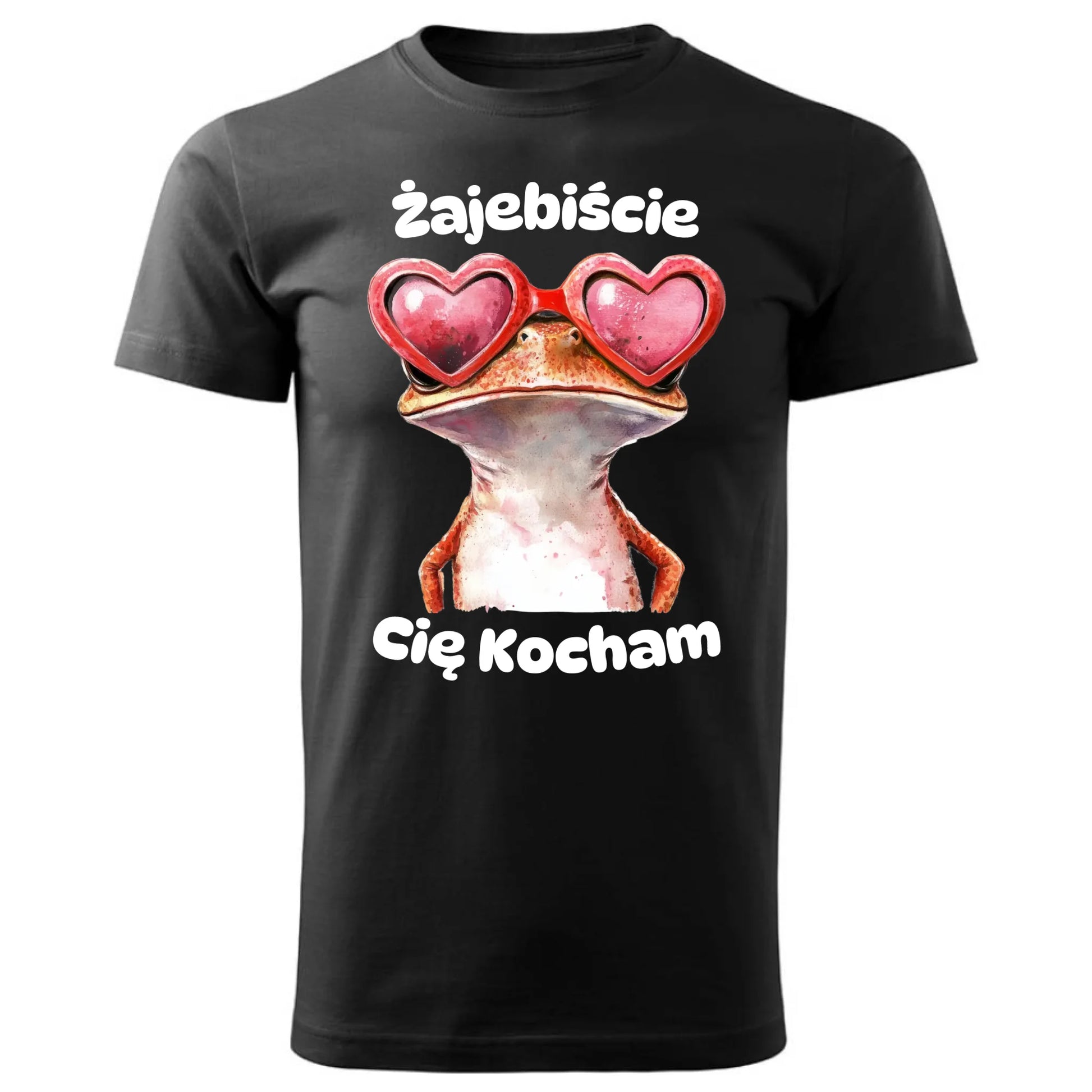 Koszulka męska z żabą - Żajebiście Cię Kocham W17 - StoryCups.pl