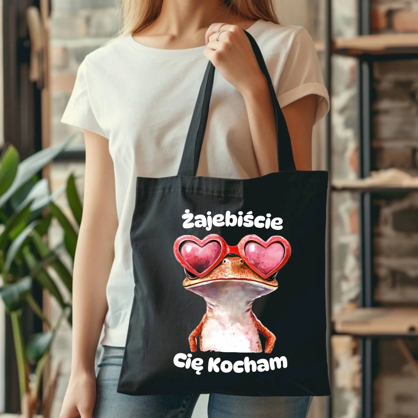 Torba z żabą - Żajebiście Cię Kocham W17 - StoryCups.pl