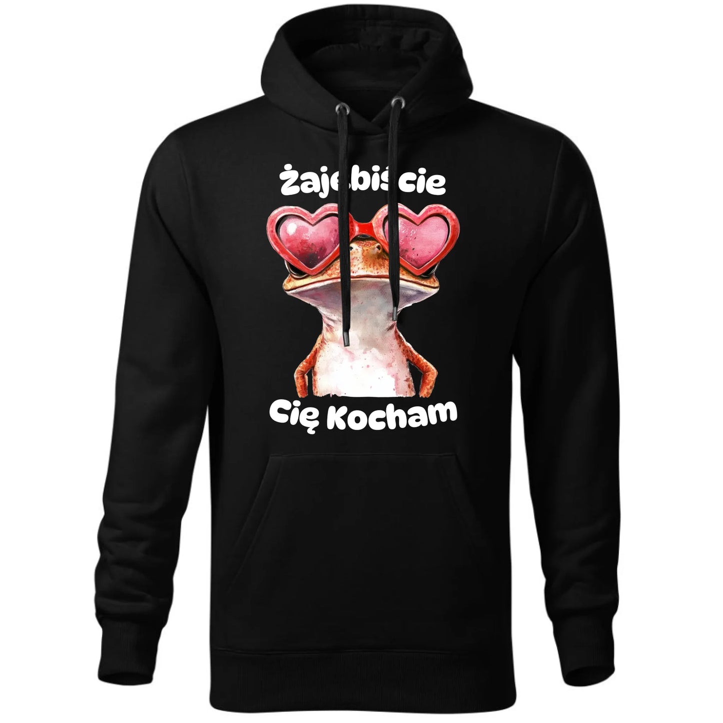 Bluza męska z kapturem - Żajebiście Cię Kocham W17 - StoryCups.pl