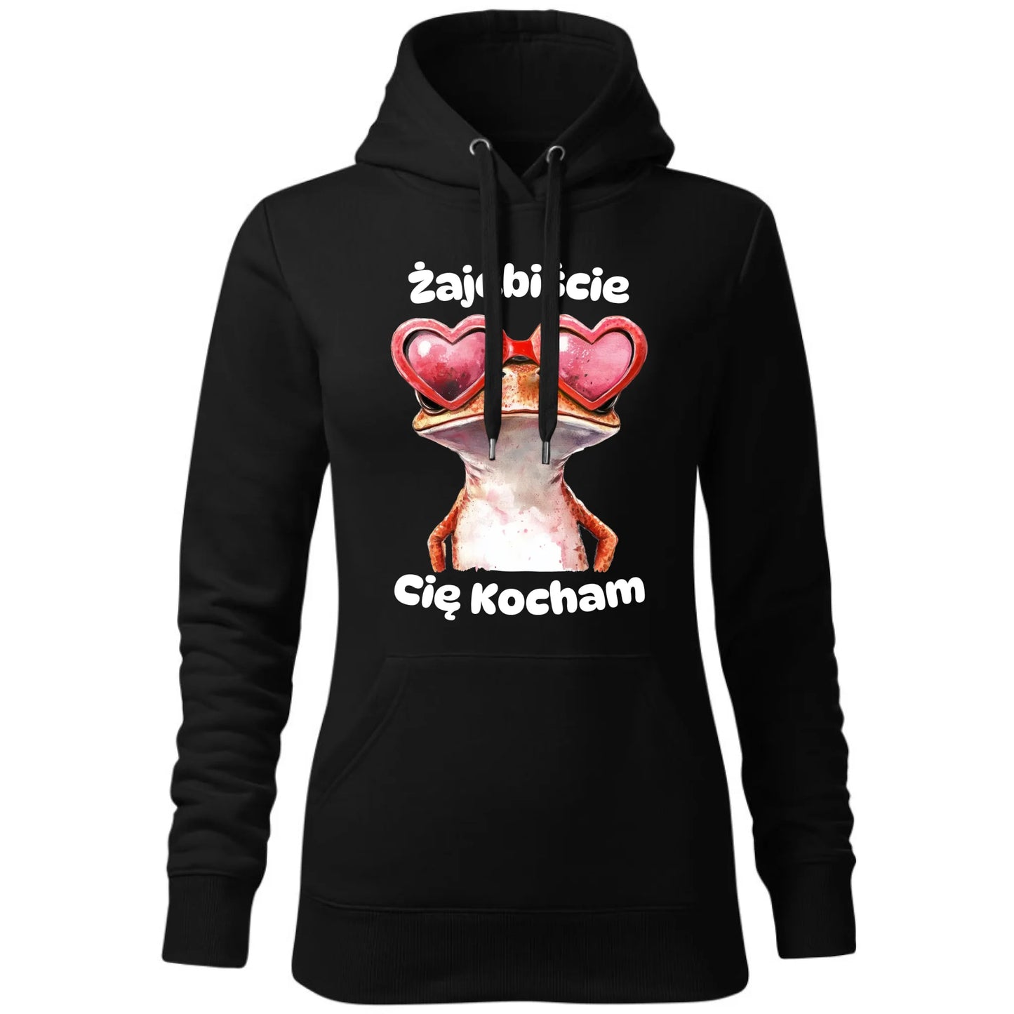 Bluza damska z kapturem - Żajebiście Cię Kocham W17 - StoryCups.pl