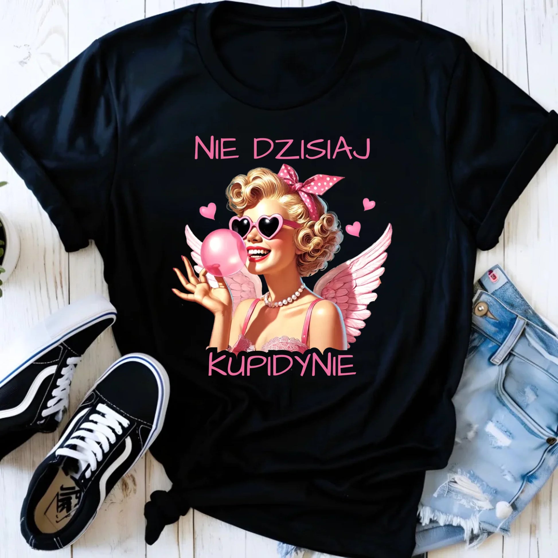 Koszulka damska na Walentynki dla singielki - Nie dzisiaj W18 - StoryCups.pl