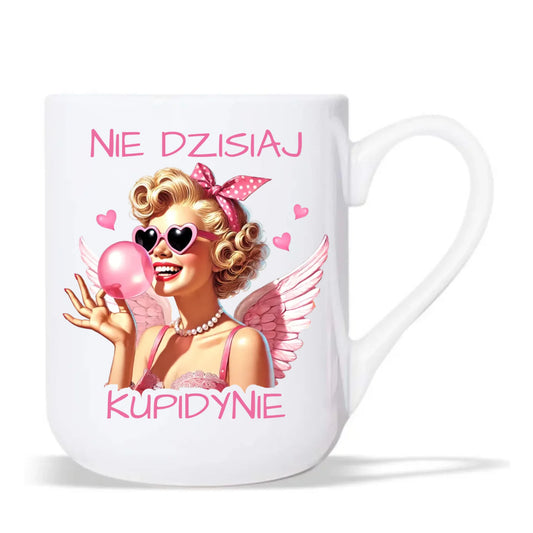 Kubek elegant na Walentynki dla singielki - Nie dzisiaj W18 - StoryCups.pl