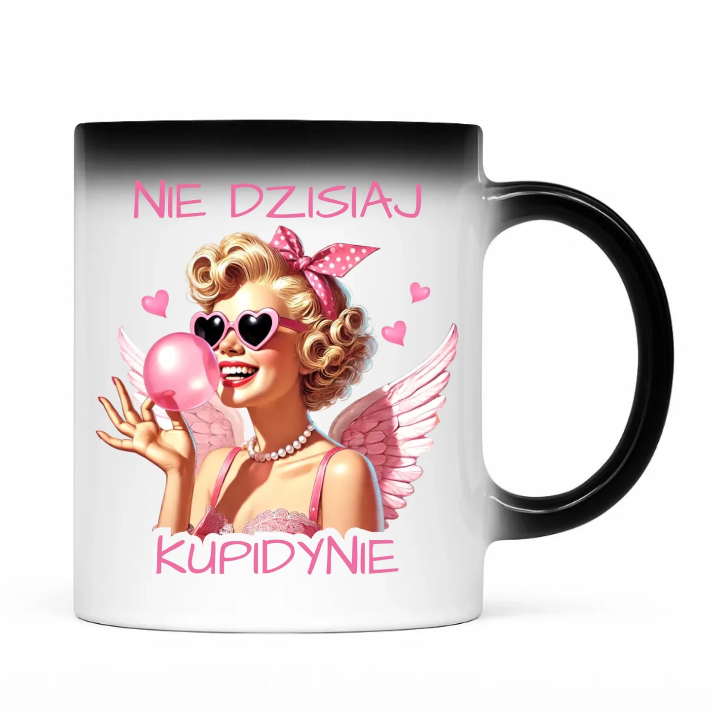 Kubek magiczny na Walentynki dla singielki - Nie dzisiaj W18 - StoryCups.pl