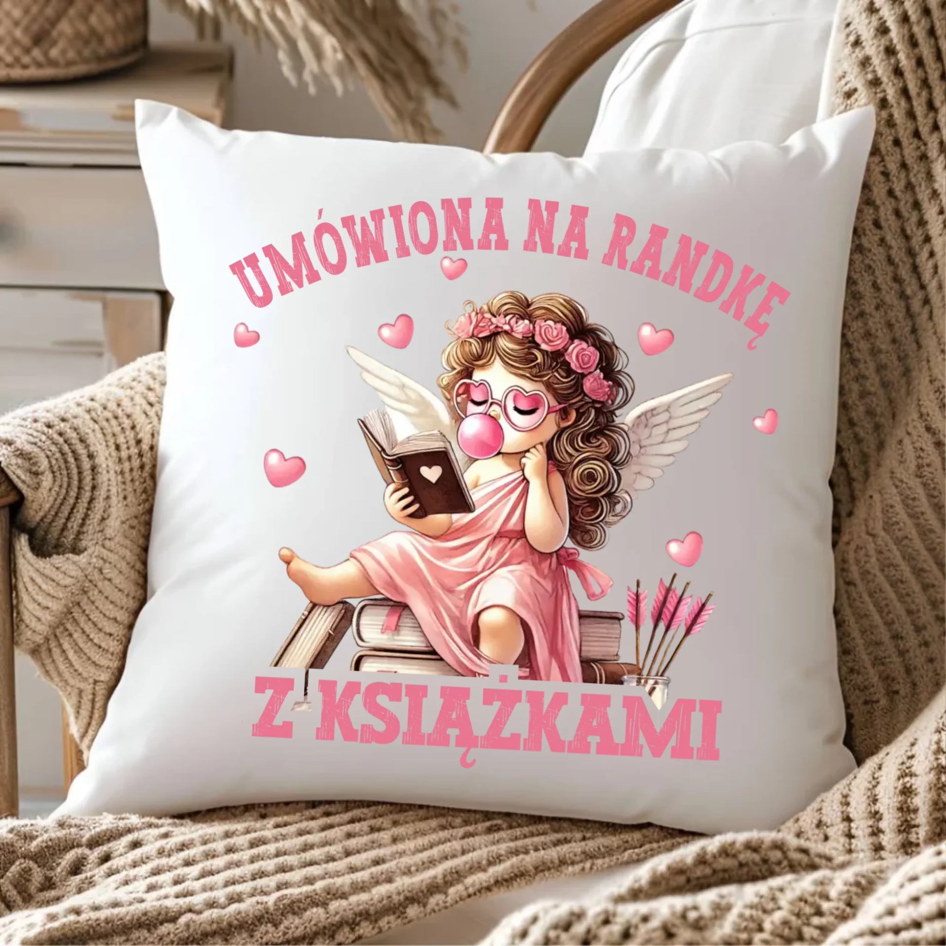 Poduszka dla czytelniczki – Umówiona na randkę W19 - StoryCups.pl