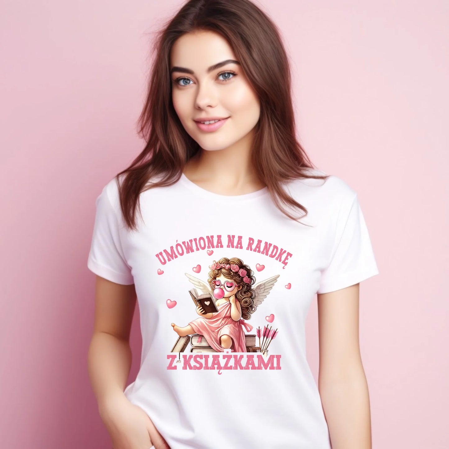 Koszulka damska dla czytelniczki – Umówiona na randkę W19 - StoryCups.pl