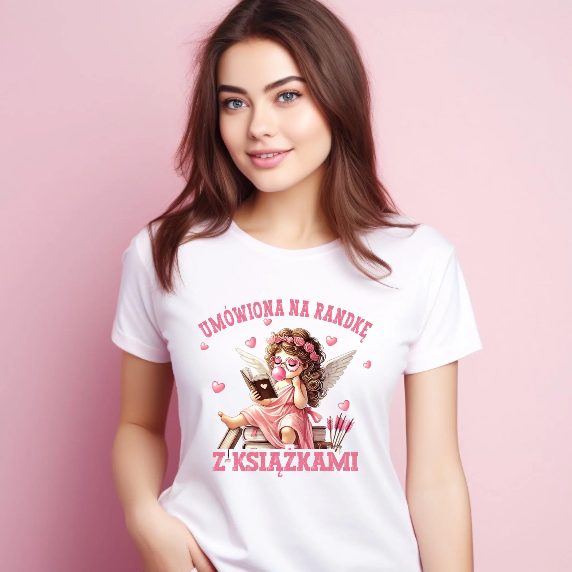 Koszulka damska dla czytelniczki – Umówiona na randkę W19 - StoryCups.pl