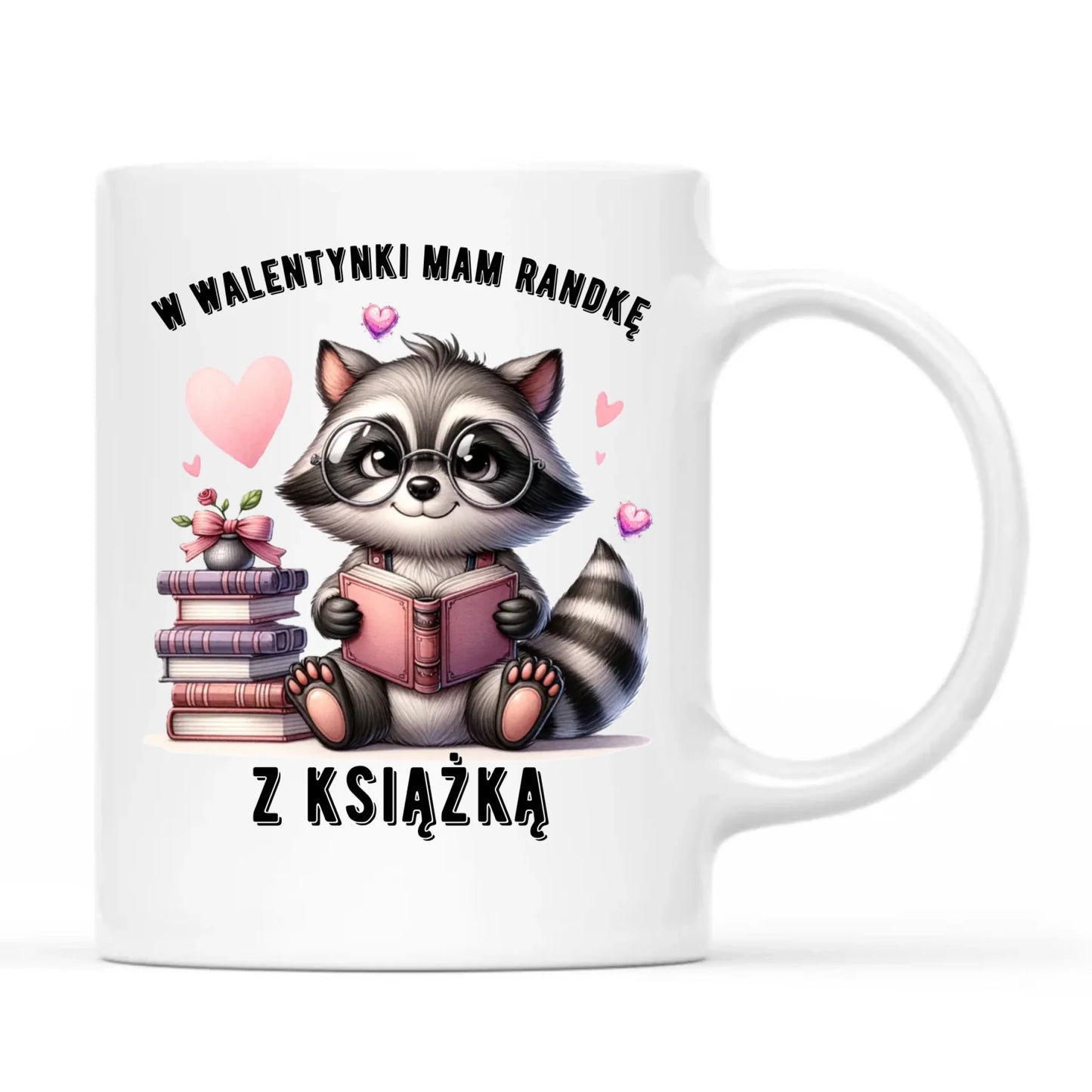 Kubek na Walentynki dla mola książkowego – Mam randkę z książką W20