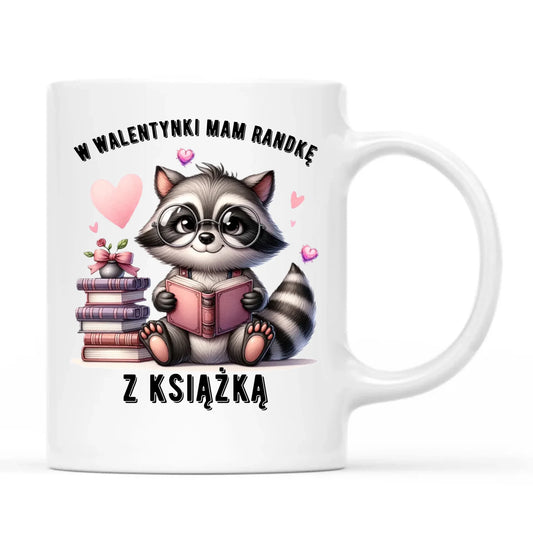 Kubek na Walentynki dla mola książkowego – Mam randkę z książką W20