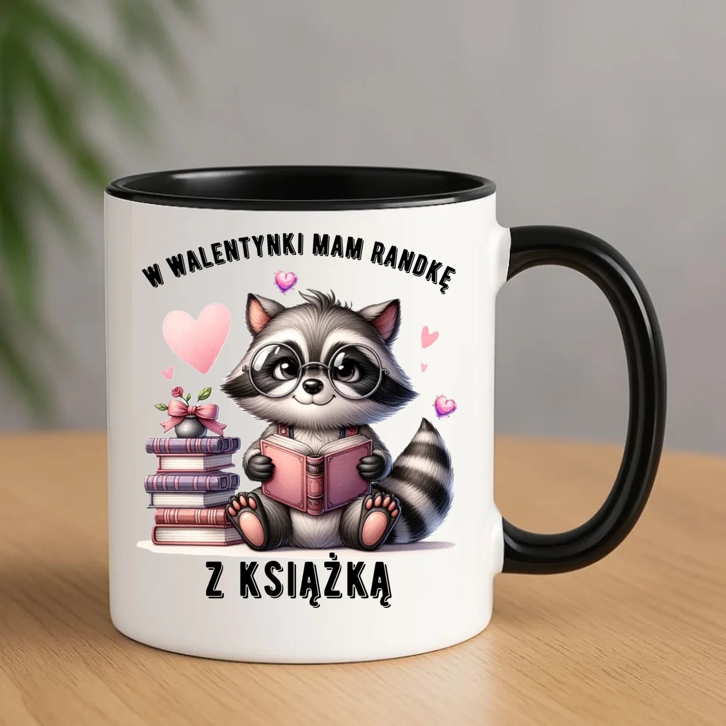 Kubek na Walentynki dla mola książkowego – Mam randkę z książką W20