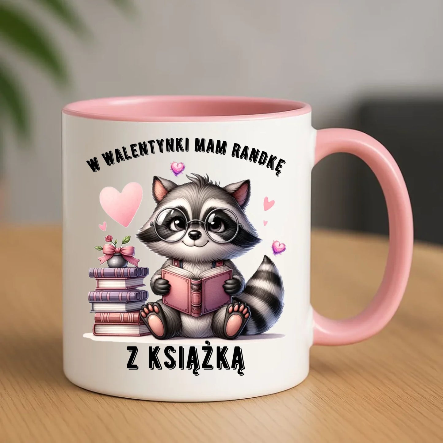 Kubek na Walentynki dla mola książkowego – Mam randkę z książką W20